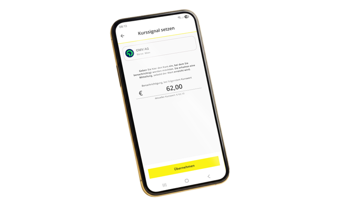 Börse 360°-App Kurssignale