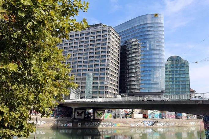 Außenansicht Raiffeisenhaus Wien