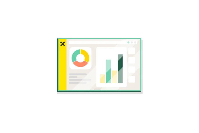 Illustration Grafiken und Diagramme