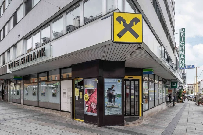 Bankfiliale Meidlinger Hauptstraße der Raiffeisen Wien Stadtbank